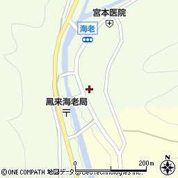 愛知県新城市海老南貝津周辺の地図