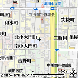 京都府京都市上京区猪熊二丁目471周辺の地図