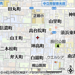 京都府京都市上京区坤高町70周辺の地図