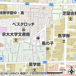 吉田市場周辺の地図