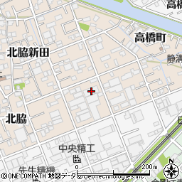 静岡県静岡市清水区北脇新田296周辺の地図