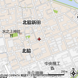 静岡県静岡市清水区北脇新田189周辺の地図