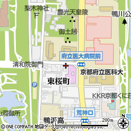 キリン堂薬局　府立医大前店周辺の地図