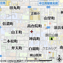 京都府京都市上京区坤高町69周辺の地図