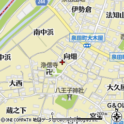 愛知県刈谷市泉田町向畑109周辺の地図