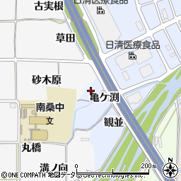 京都府亀岡市大井町並河深町周辺の地図