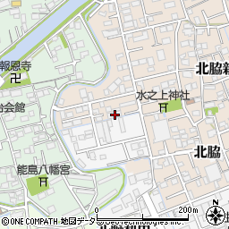 静岡県静岡市清水区北脇新田386周辺の地図