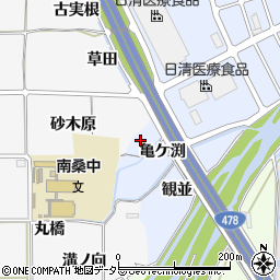 京都府亀岡市大井町並河（深町）周辺の地図
