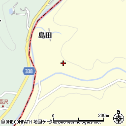 愛知県岡崎市大柳町島田周辺の地図