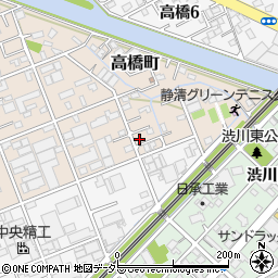 静岡県静岡市清水区北脇新田245周辺の地図