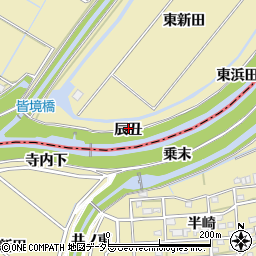 愛知県大府市北崎町辰丑周辺の地図