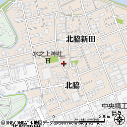 静岡県静岡市清水区北脇新田417周辺の地図