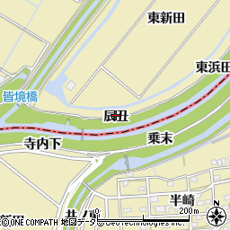 愛知県大府市北崎町（辰丑）周辺の地図
