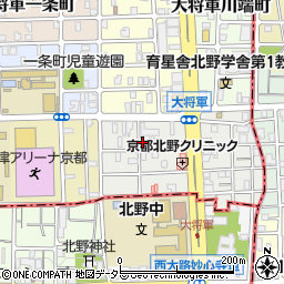 京都府京都市北区大将軍東鷹司町108周辺の地図