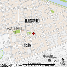 静岡県静岡市清水区北脇新田182周辺の地図