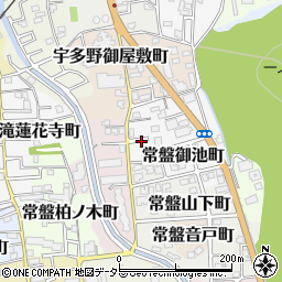 京都府京都市右京区常盤御池町周辺の地図