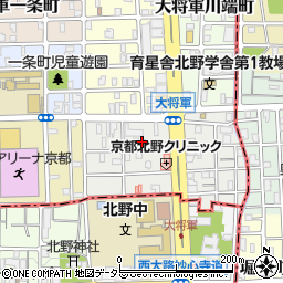 京都府京都市北区大将軍東鷹司町104周辺の地図