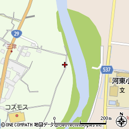 兵庫県宍粟市山崎町三津149周辺の地図