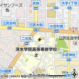 静岡県静岡市清水区二の丸町2-7周辺の地図