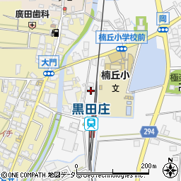兵庫県西脇市黒田庄町岡632周辺の地図