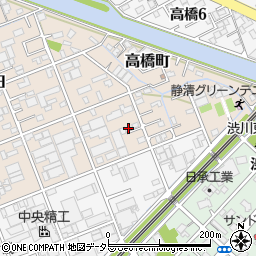 静岡県静岡市清水区北脇新田280周辺の地図