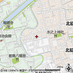 静岡県静岡市清水区北脇新田388周辺の地図