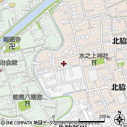 静岡県静岡市清水区北脇新田387周辺の地図
