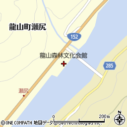 静岡県浜松市天竜区龍山町瀬尻982周辺の地図