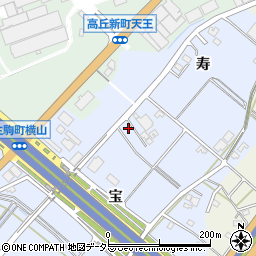 愛知県豊田市生駒町宝19周辺の地図