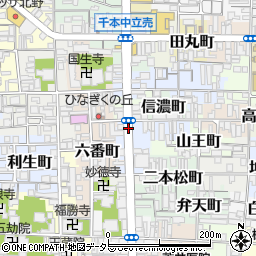 京都府京都市上京区革堂前之町周辺の地図