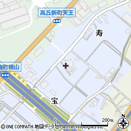 愛知県豊田市生駒町宝9周辺の地図