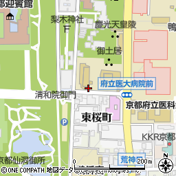 京都府京都市上京区中御霊町周辺の地図