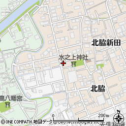 静岡県静岡市清水区北脇新田372-2周辺の地図