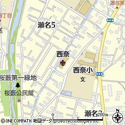 静岡市役所　西奈幼稚園周辺の地図