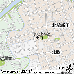 静岡県静岡市清水区北脇新田372-3周辺の地図