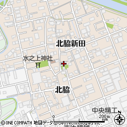 静岡県静岡市清水区北脇新田156周辺の地図