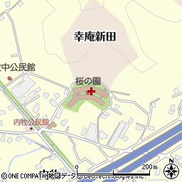 静岡市桜の園周辺の地図