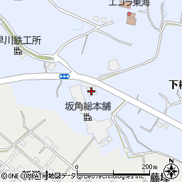 株式会社坂角総本舖　本社周辺の地図