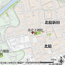 静岡県静岡市清水区北脇新田372周辺の地図