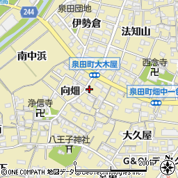 愛知県刈谷市泉田町向畑8-1周辺の地図