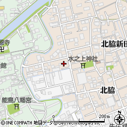 静岡県静岡市清水区北脇新田381周辺の地図