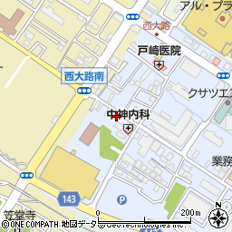 井上荒物店周辺の地図