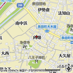 愛知県刈谷市泉田町向畑100-1周辺の地図