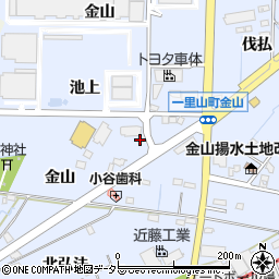 愛知県刈谷市一里山町池上周辺の地図