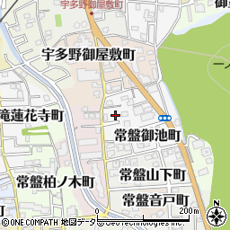 京都府京都市右京区常盤御池町3周辺の地図