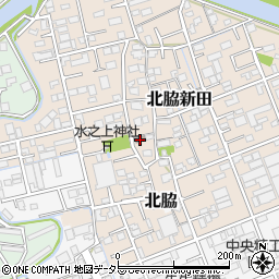 北脇新田公民館周辺の地図