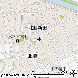 静岡県静岡市清水区北脇新田180周辺の地図