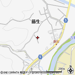 岡山県美作市藤生229周辺の地図