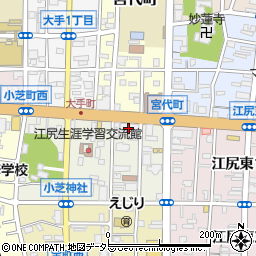 静岡銀行清水中央支店周辺の地図