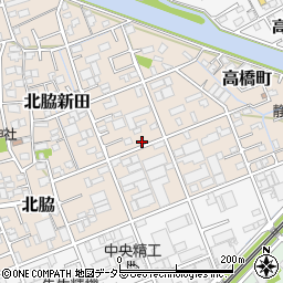 静岡県静岡市清水区北脇新田208周辺の地図
